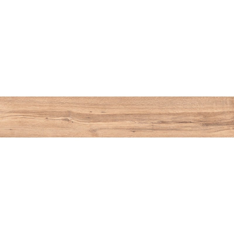 Mexen Cristopher Honey, glasiertes Feinsteinzeug rekt. G1, holzähnliche Boden-Wand-Fliese 120 x 20 cm, Carving