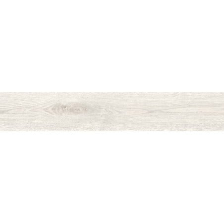 Mexen Wood Ville Bianco glasierte rektifizierte Gresfliese G1, holzähnliche Boden- und Wandfliese 120 x 20 cm, Carving
