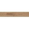 Mexen Wood Ville Braune glasiertes Feinsteinzeug rekt. G1, holzähnliche Boden- und Wandfliese 120 x 20 cm, Carving