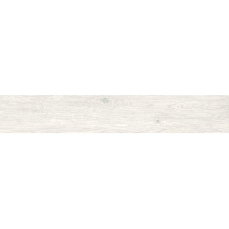 Mexen Savana Bianco glasiertes Feinsteinzeug rekt. G1, holzähnliche Fliese für Boden-Wand 120 x 20 cm, Carving