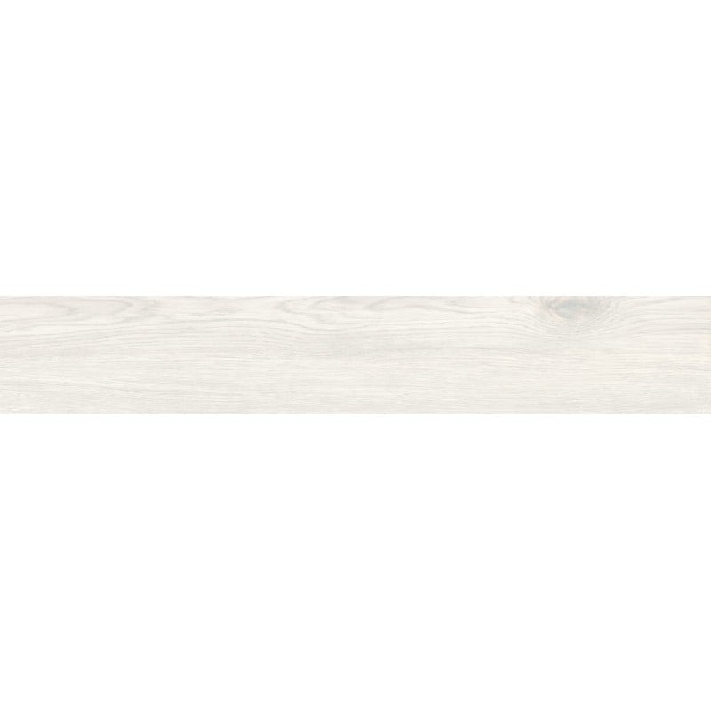 Mexen Savana Bianco glasiertes Feinsteinzeug rekt. G1, holzähnliche Fliese für Boden-Wand 120 x 20 cm, Carving