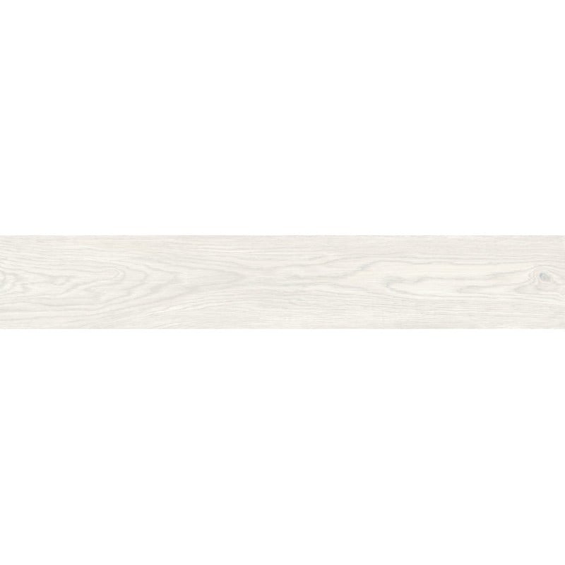 Mexen Savana Bianco glasiertes Feinsteinzeug rekt. G1, holzähnliche Fliese für Boden-Wand 120 x 20 cm, Carving