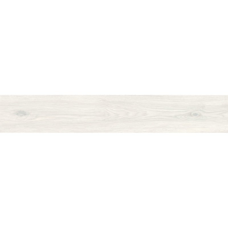 Mexen Savana Bianco glasiertes Feinsteinzeug rekt. G1, holzähnliche Fliese für Boden-Wand 120 x 20 cm, Carving
