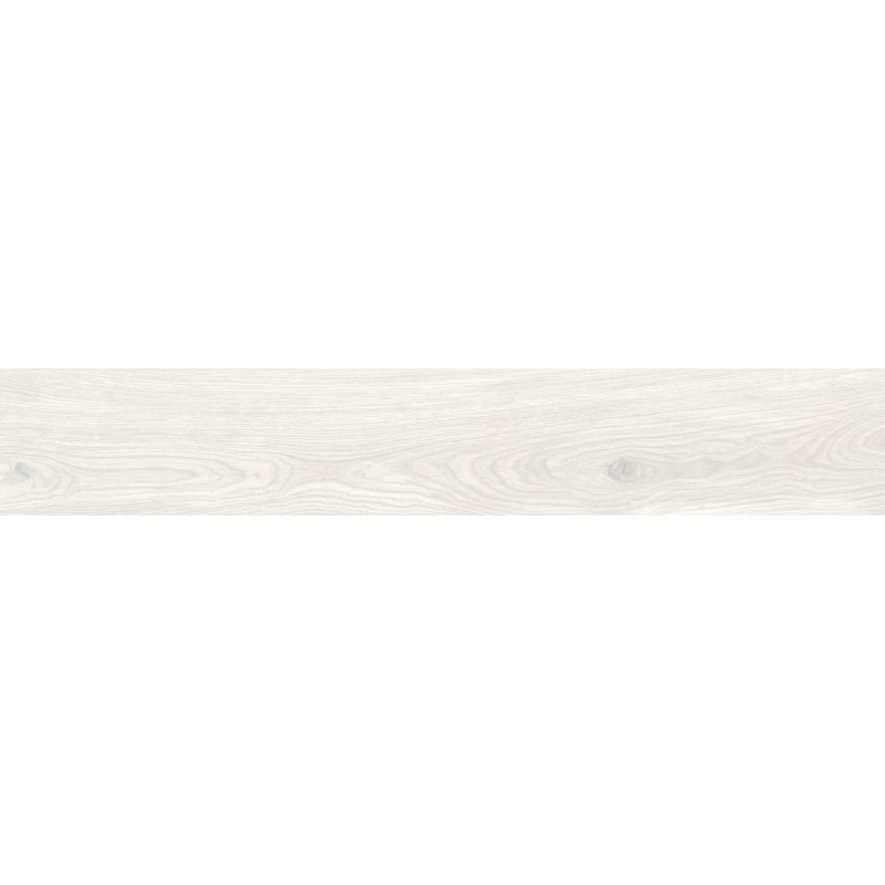 Mexen Savana Bianco glasiertes Feinsteinzeug rekt. G1, holzähnliche Fliese für Boden-Wand 120 x 20 cm, Carving