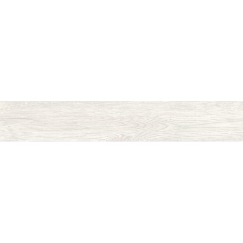 Mexen Savana Bianco glasiertes Feinsteinzeug rekt. G1, holzähnliche Fliese für Boden-Wand 120 x 20 cm, Carving