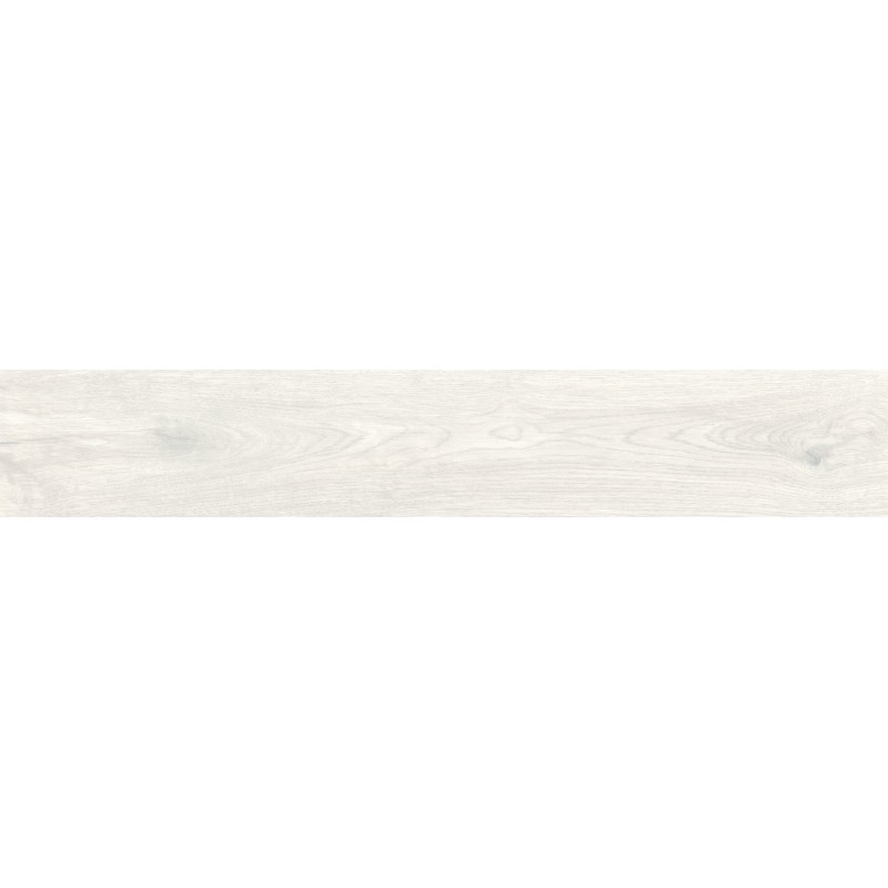 Mexen Savana Bianco glasiertes Feinsteinzeug rekt. G1, holzähnliche Fliese für Boden-Wand 120 x 20 cm, Carving