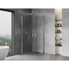 Mexen Mist-B Duo Duschkabine schwenkbar 75 x 75 cm, transparent, Chrom - 8A2-075-075-01-00
