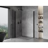 Mexen Mist-B Duo Duschkabine, Schwingtür 100 x 90 cm, transparent, schwarz - 8A2-100-090-70-00