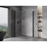 Mexen Mist-B Duo Duschkabine zum Öffnen 100 x 80 cm, transparent, schwarz - 8A2-100-080-70-00