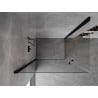 Mexen Mist-B Duo Duschkabine schwenkbar 85 x 70 cm, transparent, schwarz - 8A2-085-070-70-00