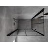 Mexen Mist-B Duo Duschkabine schwenkbar 70 x 100 cm, schwarzes Gitter, schwarz - 8A2-070L-100P-70-77