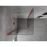 Mexen Mist-B Duo Duschkabine schwenkbar 100 x 100 cm, transparent, gebürstetes Kupfer - 8A2-100-100-65-00