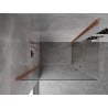 Mexen Mist-B Duo Duschkabine Pendeltür 100 x 70 cm, transparent, gebürstetes Kupfer - 8A2-100-070-65-00