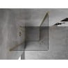 Mexen Mist-B Duo Duschkabine schwenkbar 100 x 100 cm, transparent, gold - 8A2-100-100-50-00