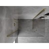 Mexen Mist-B Duo Duschkabine schwenkbar 75 x 70 cm, transparent, gold - 8A2-075-070-50-00