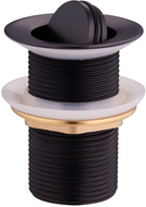 Mexen Dreh-Klick-Klack-Abfluss, schwarz - 79913-70