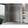 Mexen Mist-B Duo Duschkabine mit Falttür 95 x 80 cm, transparent, gold - 8A2-095-080-50-00
