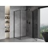 Mexen Mist-B Duschkabine schwenkbar rechts 80 x 70 cm, schwarzer Rahmen, schwarz - 8A2T-080-070-70-70-P