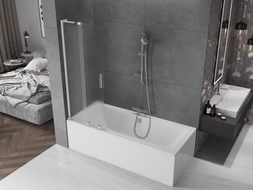 Mexen Velar L Zweiteiliger verschiebbarer Duschwand 70 x 150 cm, matt, Chrom - 896-070-003-31-01