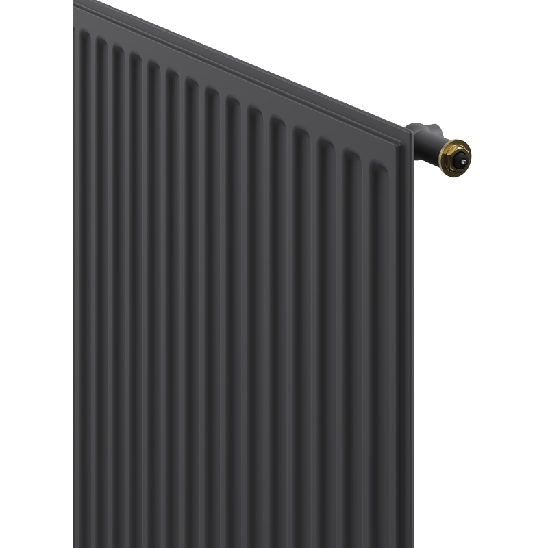 Mexen CVH10 Hygiene Plattenheizkörper 500 x 1200 mm, unterer Anschluss, 636 W, Anthrazit - W610H-050-120-66