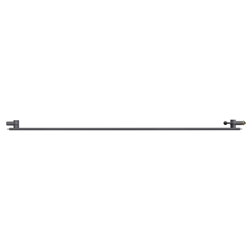 Mexen CVH10 Hygiene Plattenheizkörper 400 x 2000 mm, unterer Anschluss, 864 W, Anthrazit - W610H-040-200-66