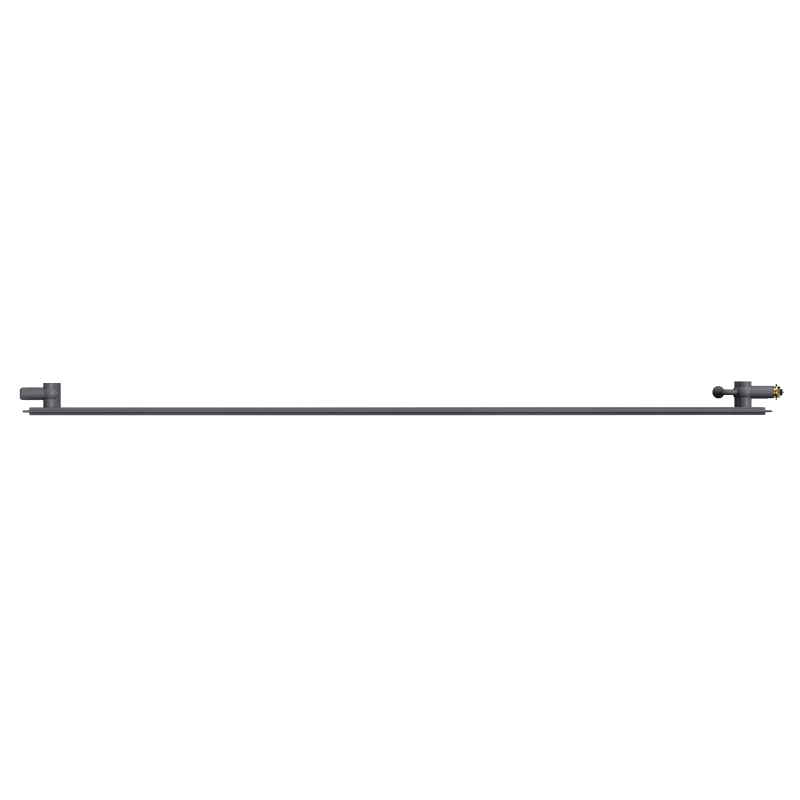 Mexen CVH10 Hygiene Plattenheizkörper 300 x 1500 mm, unterer Anschluss, 497 W, Anthrazit - W610H-030-150-66