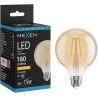 Mexen Vintis LED-Filamentlampe E27, G95, 2W, Warm - 2200K, 180 lm, amber - L157-E27-0222-50