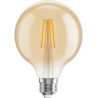 Mexen Vintis LED-Filamentlampe E27, G95, 6W, Warm - 2200K, 600 lm, bernstein - L157-E27-0622-50