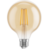 Mexen Vintis LED-Filament-Glühbirne E27, G95, 8W, Warm - 2700K, 750 lm, bernsteinfarben - L157-E27-0827-50