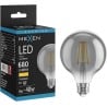 Mexen Vintis LED-Filament-Glühbirne E27, G95, 8W, Warm - 2700K, 680 lm, smoke - L157-E27-0827-70