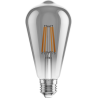 Mexen Vintis LED-Filament-Glühbirne E27, ST64, 4W, Warm - 2200K, 300 lm, Rauch - L152-E27-0422-70