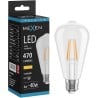 Mexen Vintis LED-Filament-Glühbirne E27, ST64, 4W, Warm - 2700K, 470 lm, klar - L152-E27-0427-00