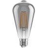 Mexen Vintis LED-Filament-Glühlampe E27, ST64, 8W, Warm - 2700K, 680 lm, rauch - L152-E27-0827-70