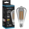 Mexen Vintis LED-Filamentlampe E27, ST64, 10W, Warm - 2700K, 780 lm, smoke - L152-E27-1027-70