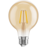 Mexen Vintis Filament-LED-Glühbirne E27, G80, 2W, Warm - 2200K, 180 lm, bernstein - L155-E27-0222-50