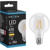 Mexen Vintis LED-Filamentlampe E27, G80, 4W, Warm - 2700K, 470 lm, klar - L155-E27-0427-00