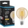 Mexen Vintis LED-Filamentlampe E27, G80, 4W, Warm - 2700K, 400 lm, amber - L155-E27-0427-50