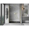 Mexen Mist-H Duschpendeltür links 140 cm, transparent, golden - 8A5-140-001-50-00-L