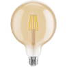 Mexen Vintis LED-Filamentlampe E27, G125, 4W, Warm - 2200K, 400 lm, Amber - L158-E27-0422-50