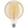 Mexen Vintis LED-Filamentlampe E27, G125, 6W, Warm - 2200K, 600 lm, amber - L158-E27-0622-50