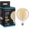 Mexen Vintis LED-Filamentlampe E27, G125, 6W, Warm - 2200K, 600 lm, amber - L158-E27-0622-50