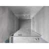 Mexen Mist-H L Duschtür links 90 cm, transparent, Chrom - 8A5L-090-000-01-00-L