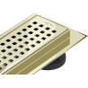 Mexen Flat 360° M08 drehbarer Linienablauf 70 cm, gold - 1525070-40