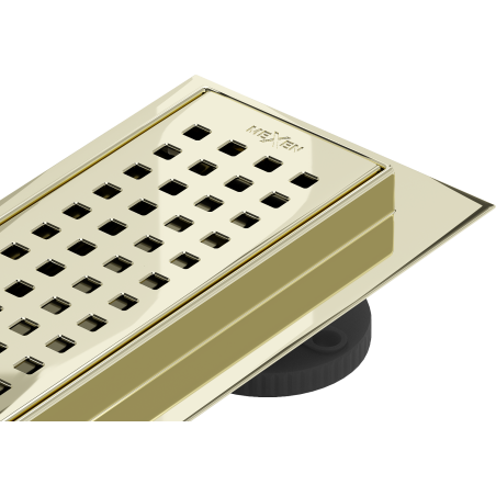 Mexen Flat 360° M08 rotierende Linienentwässerung 90 cm, gold - 1525090-40