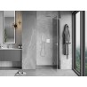 Mexen Mist-H L Duschtür rechts 95 cm, transparent, Chrom - 8A5L-095-000-01-00-P