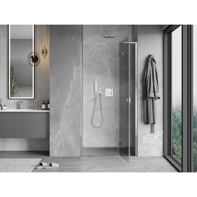 Mexen Mist-H L Duschtür rechts anschlagend 120 cm, transparent, Chrom - 8A5L-120-000-01-00-P