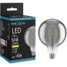 Mexen Vintis LED-Filamentlampe E27, G125, 6W, Warm - 2700K, 510 lm, Rauch - L158-E27-0627-70