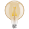 Mexen Vintis LED-Filamentlampe E27, G125, 8W, Warm - 2700K, 750 lm, amber - L158-E27-0827-50