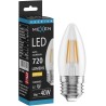 Mexen Vintis LED-Filamentlampe E27, C35, 6W, Warm - 2700K, 720 lm, klar - L154-E27-0627-00