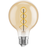 Mexen Vintis LED-Glühbirne Spirale Filament E27, G80, 8W, Warm - 2200K, 600 lm, amber - L165-E27-0822-50